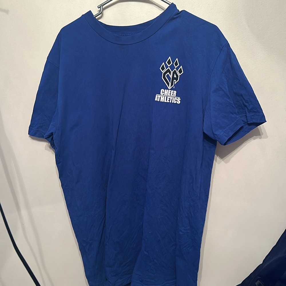 Cheer athletics claw shirt blue